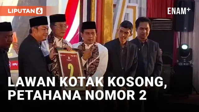 VIDEO: Lawan Kotak Kosong, Pasangan Petahana Ciamis dapat Nomor Urut 2