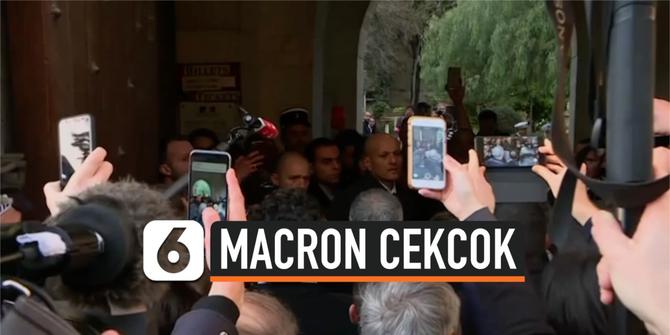 VIDEO: Presiden Prancis Cekcok dengan Petugas Keamanan Israel