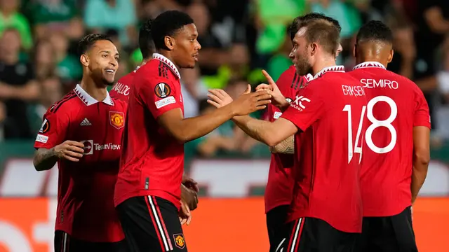Manchester United Bungkam Omonia di Liga Europa