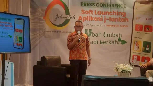 Press Conference Soft Launching Aplikasi J-lantah