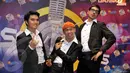Salah satu sinetron unggulan SCTV, Emak Ijah Pengen ke Mekkah membuat nama Trio Ubur-ubur semakin tenar di masyarakat. (Liputan6.com/Panji Diksana)