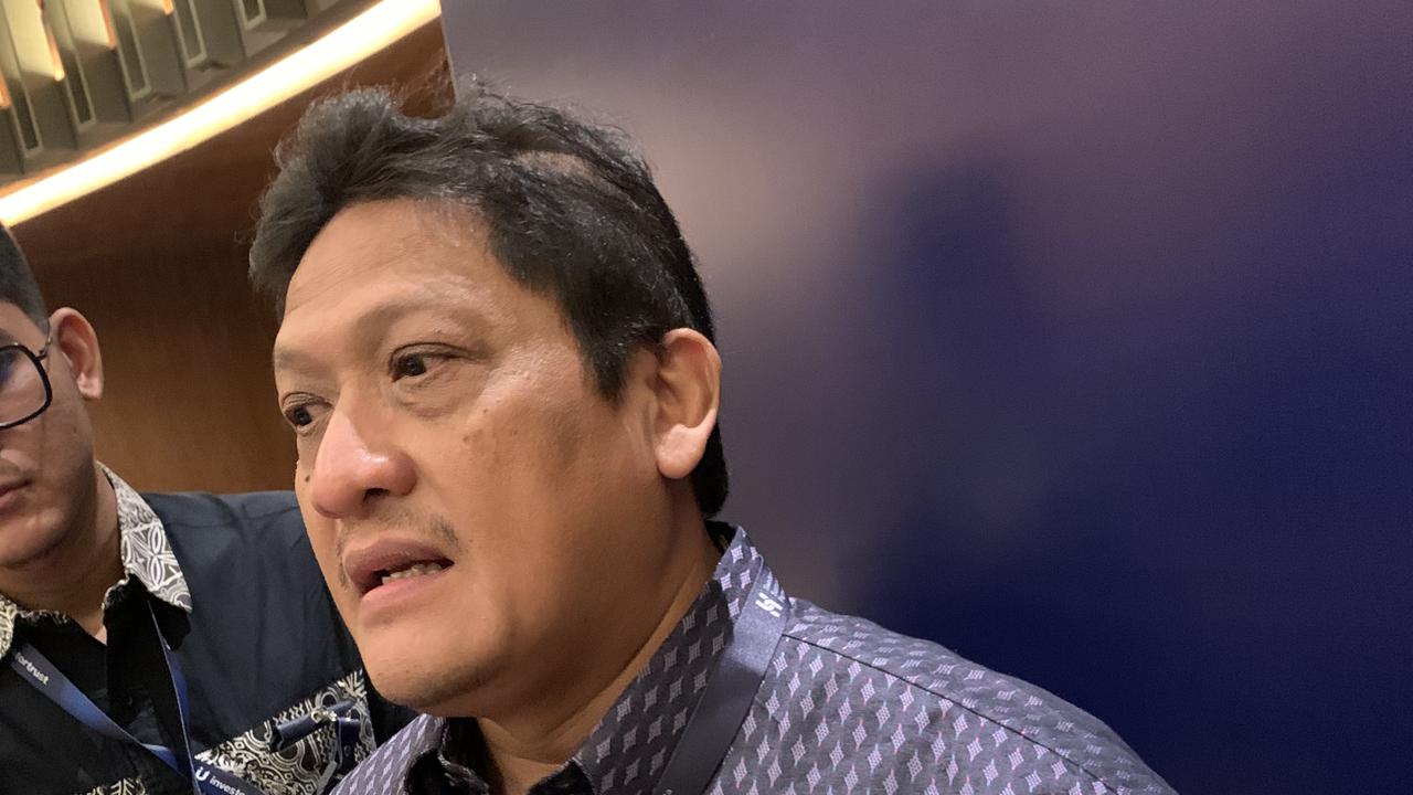 Direktur Transformasi Hijau Otorita IKN Agus gunawan dalam acara The Sweden-Indonesia Sustainability Partnership (SISP) week 2023 di Ayana Midplaza Jakarta, Jumat (8/12/2023). (Tasha/Liputan6.com)