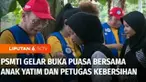 Paguyuban Sosial Marga Tionghoa Indonesia menggelar acara buka puasa bersama anak yatim dan petugas kebersihan di Jakarta Pusat, Sabtu sore. Program yang digelar setiap tahun ini diberi tajuk, Menabur Kebaikan dengan Memberi.