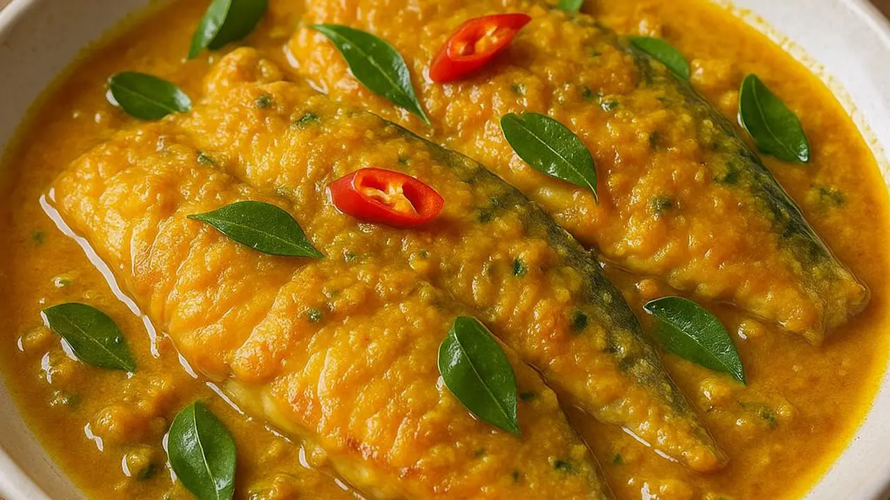Ilustrasi Kakap Fillet Bumbu Kuning