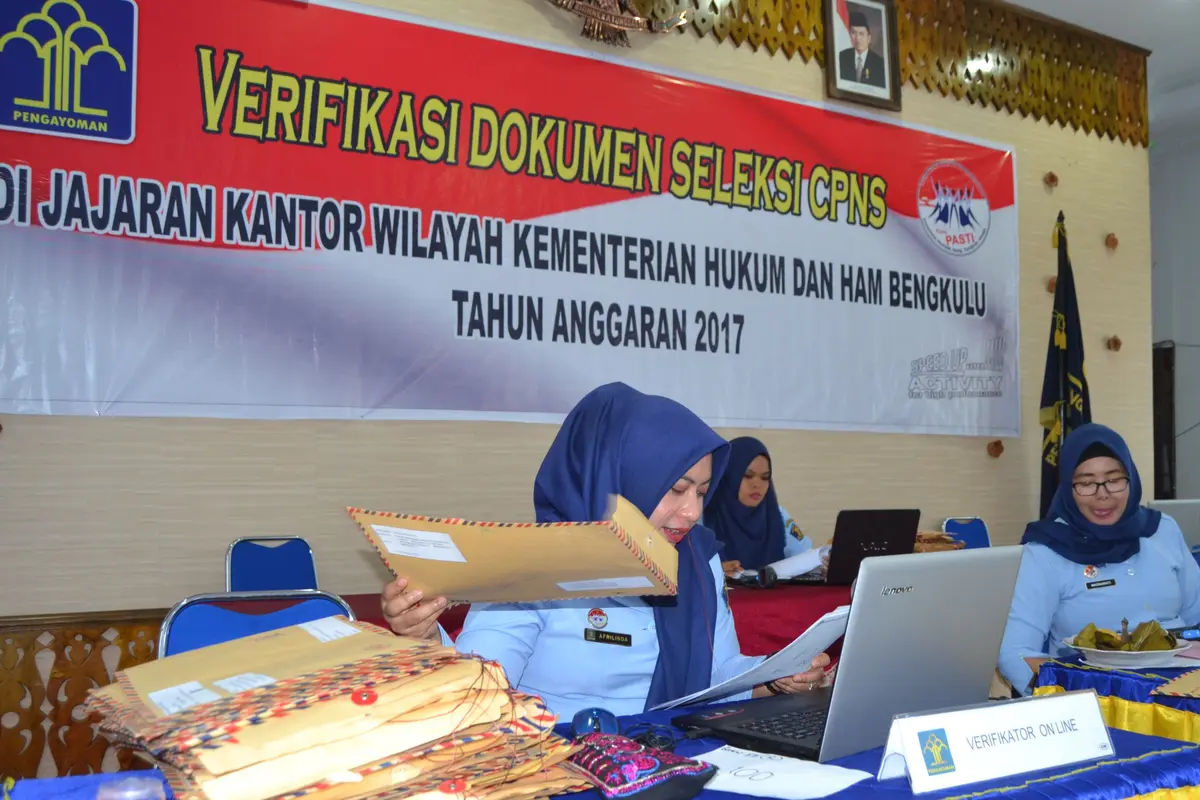 18.705 Pelamar CPNS Kanwil Kemenkumham Bengkulu Dipastikan Gugur