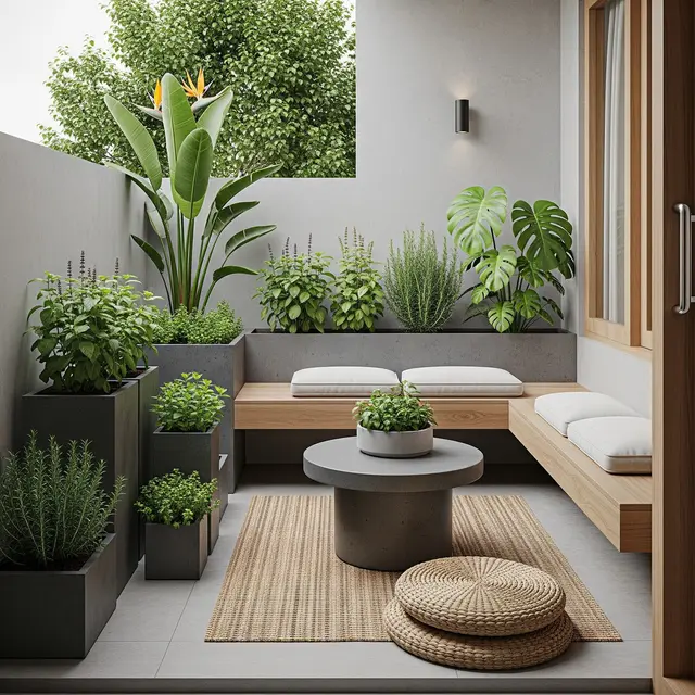 9 Desain Teras Rumah Minimalis dengan Sentuhan Tanaman Tropis, Menciptakan Kesejukan