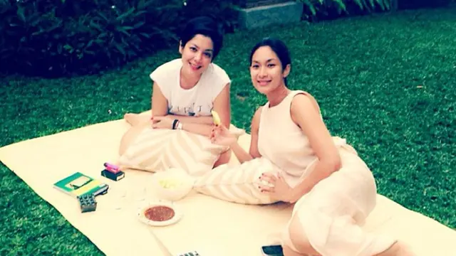 Lulu Tobing dan Happy Salma