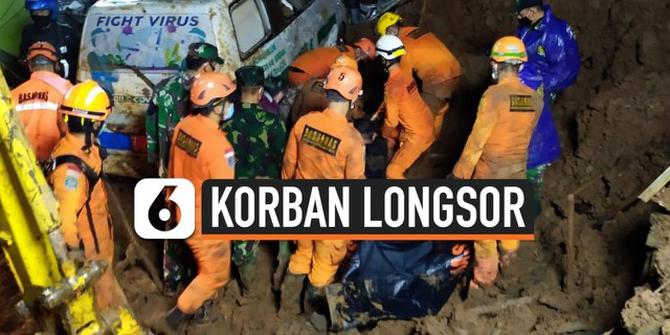 VIDEO: Korban Tewas Longsor Sumedang Bertambah, 15 Jenazah Ditemukan