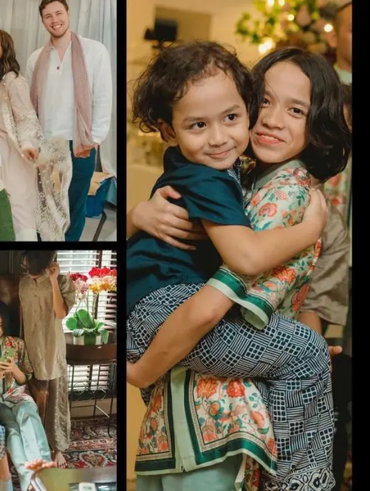 Tren warna tersebut tampak dipertegas dengan celana panjang polos yang dikenakan oleh Noah.  [Foto: IG/bclsinclair].