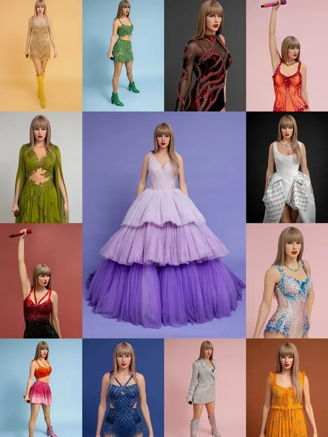 Madame Tussauds Rilis 13 Patung Lilin Taylor Swift Sekaligus, Disebar ke 4 Benua
