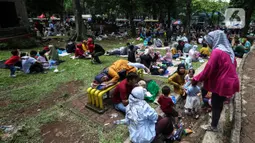 Taman Margasatwa Ragunan (TMR) masih menjadi destinasi favorit liburan warga saat momen libur Lebaran. (Liputan6.com/Johan Tallo)