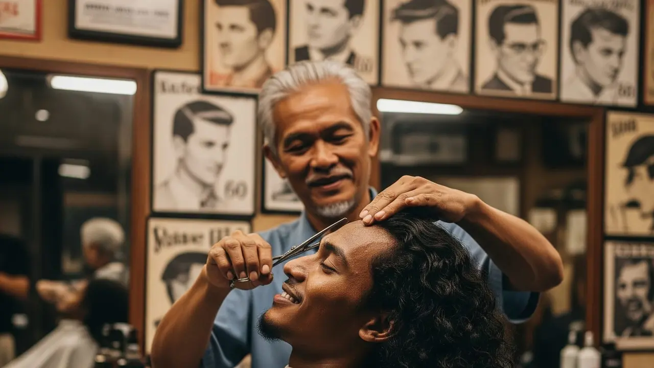 Model Rambut Keriting Pria