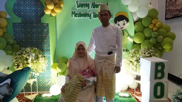 6 Momen Akikah dan Khitan Anak Ustaz Abdul Somad yang Baru Lahir