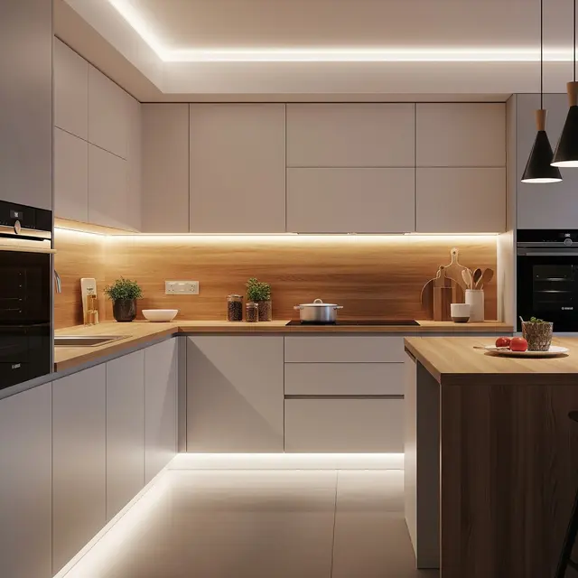 Desain Dapur Minimalis Modern dengan Kitchen Set Letter L