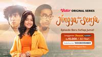 Serial Jingga dan Senja dibintangi Abidzar Al Ghifari, Yoriko Angeline, dan Giulio Parengkuan tayang eksklusif di Vidio. (Dok. Vidio)