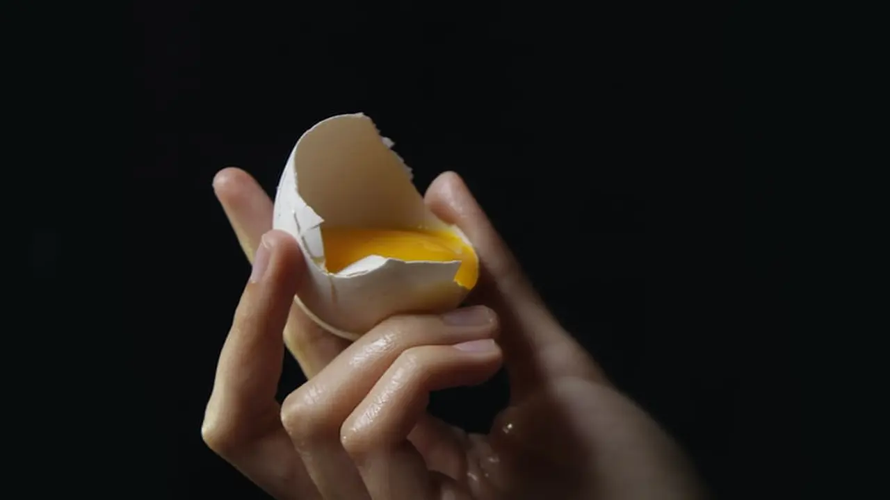 Ilustrasi kuning telur
