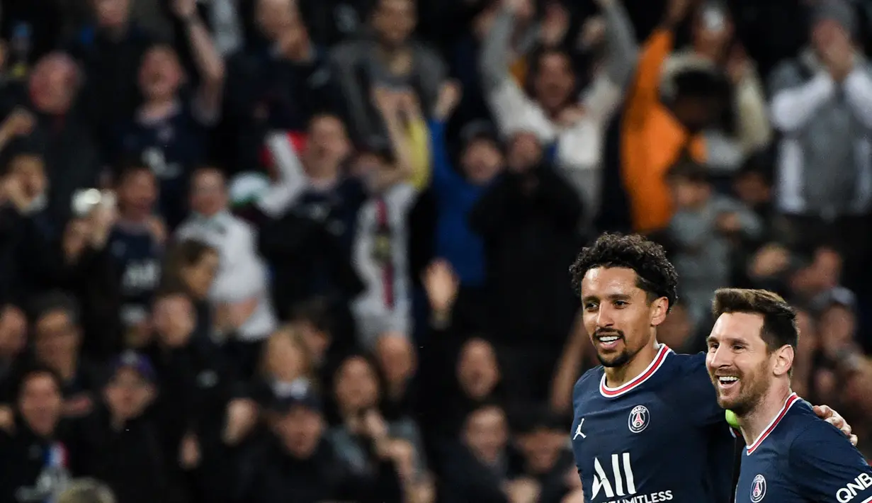 <p>Nama top lainnya tentu saja Lionel Messi. PSG mendapatkan Messi dari Barcelona musim ini secara gratisan. Dirinya telah bermain sebanyak 29 kali dan mencetak 8 gol serta 13 asisst bagi PSG sampai saat ini. (AFP/Alain Jocard)</p>