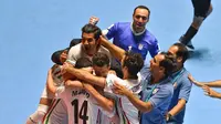Tim futsal Iran menempati peringkat ketiga Piala Dunia Futsal 2016. (AFP/Luis Robayo)