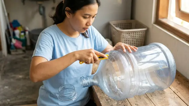 Pemeraman Telur Asin dari Galon Bekas
