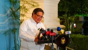 Langkah Airlangga Hartarto Hadapi El Nino dan Dampak Erupsi Anak Krakatau