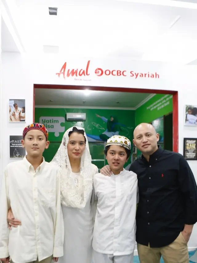 6 Potret Ultah Marcella Zalianty ke-45, Gelar Buka Puasa Bersama Anak Yatim