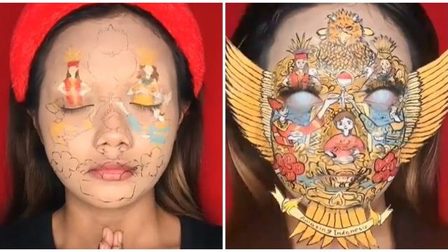 6 Kreator Makeup Bertema HUT RI ke-76, Ada yang Habiskan Waktu Rias 18 Jam