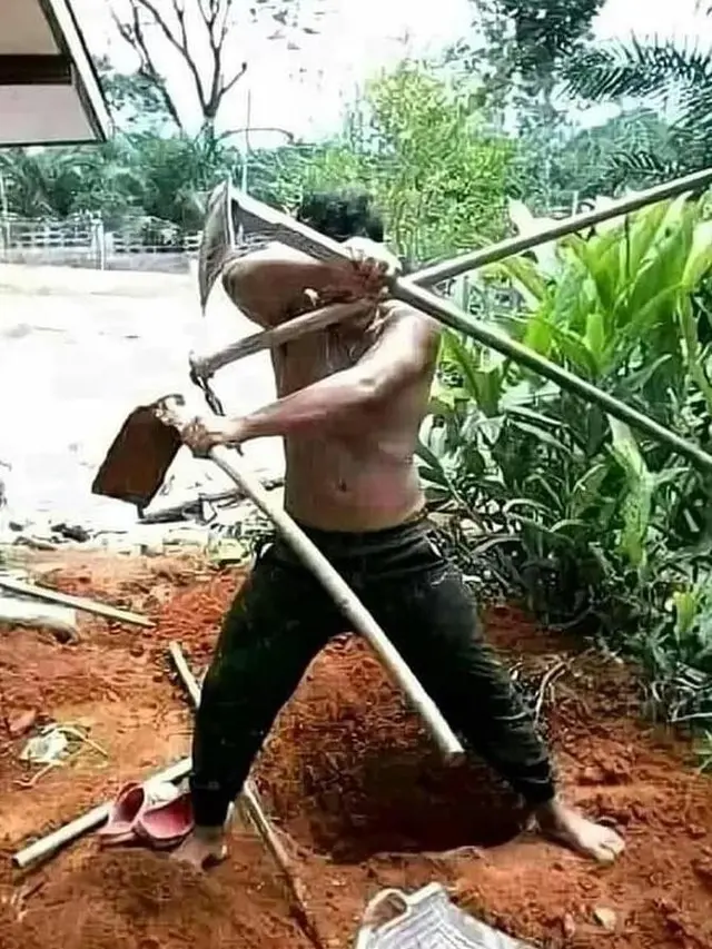 6 Tingkah Petani Terlalu Semangat Bekerja Ini Bikin Ngakak