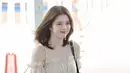 Yang menarik, kali ini, Han So Hee muncul dengan gaya rambut terbarunya, rambut yang dipotong pendek. [Foto: Instagram/hansohee4ever]