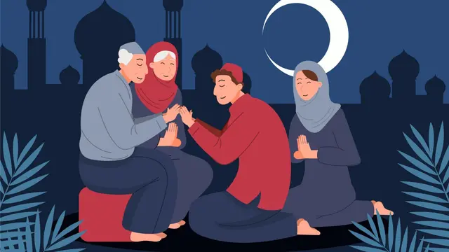 Ilustrasi sungkem, sungkeman