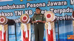 Citizen6, Banten: Secara bersamaan dilaksanaan pencanangan KB Perusahaan serta pelepasan Mobil Unit Penerangan (Mupen) On The Rood &quot;Pesona Jawara&quot; Tingkat  Nasional yang akan berkeliling ke seluruh Indonesia. (Pengirim: Pendam3)