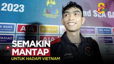 Berita video pemain Timnas Voli Indonesia, Doni Haryono, mengungkapkan bahwa timnya semakin mantap untuk menghadapi Vietnam pada semifinal cabang olahraga voli indoor putra SEA Games 2023, Sabtu (6/5/2023).