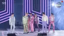 Ini adalah penampilan ketujuh member BTS saat tampil dari Seoul untuk acara American Music Awards 2020. Kali ini, mereka memilih mengenakan setelan sutra dalam nuansa warna pop. J-Hope, Jimin, Jin, dan Jungkook tampil mengenakan jas lengan panjang, sedangkan Suga, V, dan RM tampak mengenakan vest.
