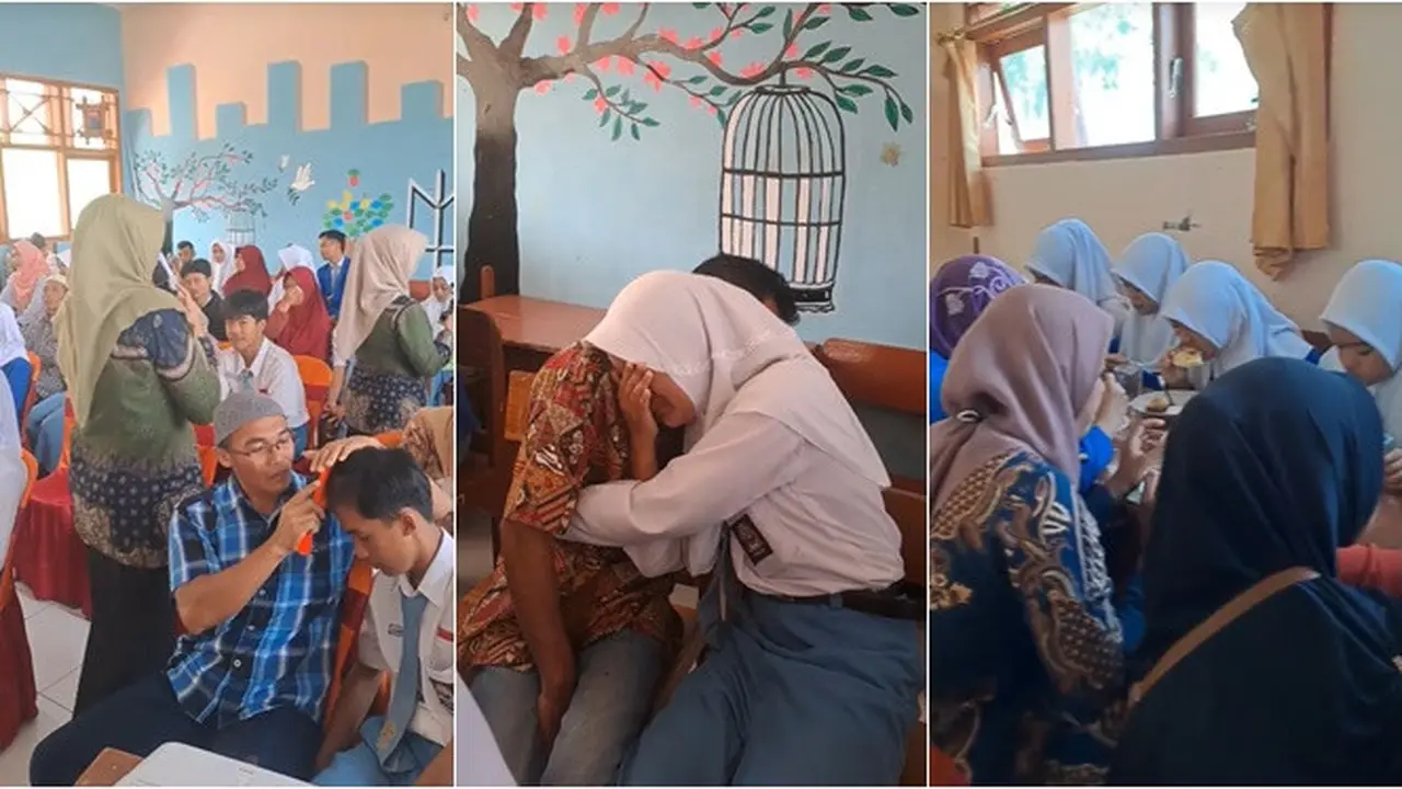 8 Potret Haru Acara Parenting Day di SMA Ponorogo, Pihak Sekolah Tuai Apresiasi