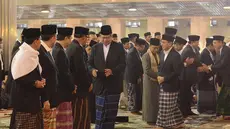  SBY melakukan Salat Ied di Masjid Istiqlal pada Senin (28/07/14) (Liputan6.com/Johan Tallo).