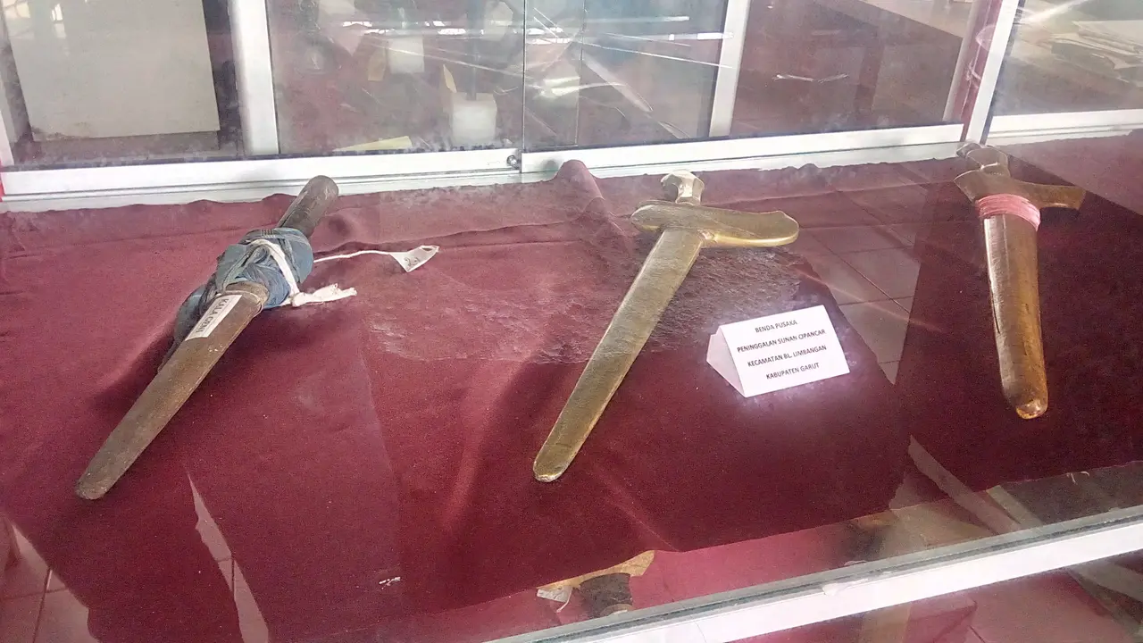Salah satu benda pusaka keris, peninggalan kerajaan Padjajaran di Garut