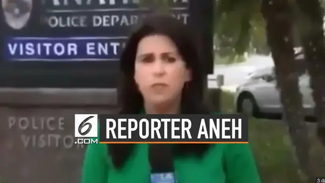 Video reporter TV asal AS, Sara Welch menjadi viral. Ketika ia melakukan reportase langsung dari Anaheim, California.