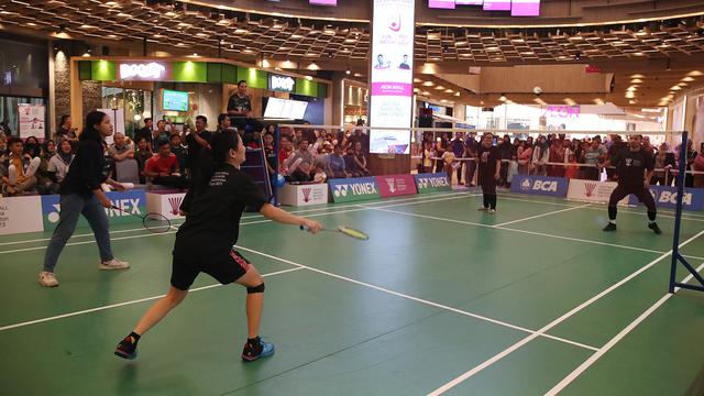 Kejuaraan Bulutangkis bertajuk "AEON Mall Indonesia Badminton Cup 2023" rampung digelar pada Minggu (25/6/2023).