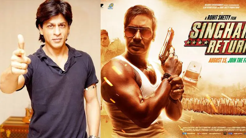 Shahrukh Khan Doakan Kesuksesan Ajay Devgn dan Singham 2