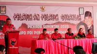 Wisma Perjuangan PDIP Jatim menjadi sekolah partai pertama yang diluncurkan oleh DPD. (Liputan6.com/ Dian Kurniawan)