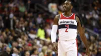 Guard Washington Wizards, John Wall, terkena cedera pada NBA musim ini. (AFP/Patrick Smith)