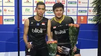 Wahyu Nayaka Arya Pangkaryanira/Ade Yusuf berhasil menjuarai Belanda Terbuka 2018, Minggu (14/10/2018). (PBSI)