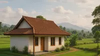 10 Gambar Rumah Tepi Sawah yang Simpel dan Menawan, Cocok Jadi Ide Hunian 2025