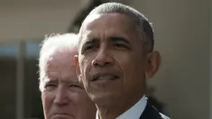 Presiden AS Barack Obama memberikan pidato kemenangan Donald Trump pada Pilpres AS di Gedung Putih, Washington, DC (9/11). Dalam pidatonya Obama berharap Trump  dapat sukses mempersatukan dan memimpin negeri AS. (AFP PHOTO/NICHOLAS KAMM)
