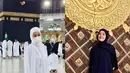 Intip penampilan aktris Lulu Tobing dalam balutan gamis dan hijab saat melaksanakan ibadah umrah. (Instagram/lutob)