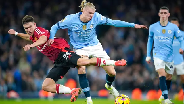 Foto: Come Back Dramatis MU di Markas Manchester City, 2 Menit yang Menegangkan