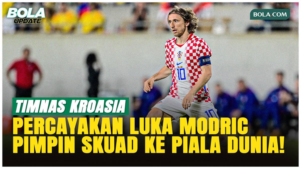 Zlatko Dalic Percaya Luka Modric Tetap Jadi Andalan Kroasia di Piala Dunia