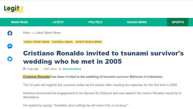 Berita Martunis, Sumber: Legit