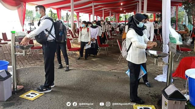 Peserta SKB CPNS 2019. Dok BKN