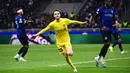 Namun, mereka malah kebobolan dua gol terlebih dahulu melalui Jens Petter Hauge (58') dan Hakon Evjen (72'). (AFP/Piero Cruciatti)