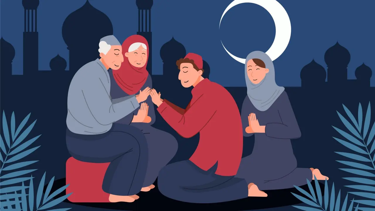 Ilustrasi sungkem, sungkeman